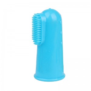 Brosse à dents multicolore pour animaux de compagnie