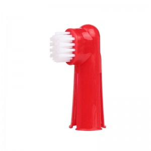 Brosse à dents multicolore pour animaux de compagnie