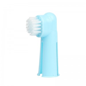 Brosse à dents multicolore pour animaux de compagnie