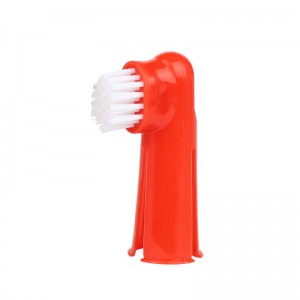 Brosse à dents multicolore pour animaux de compagnie