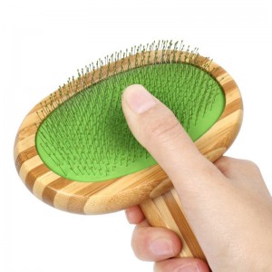 Brosse de toilettage pour chien avec perles collantes