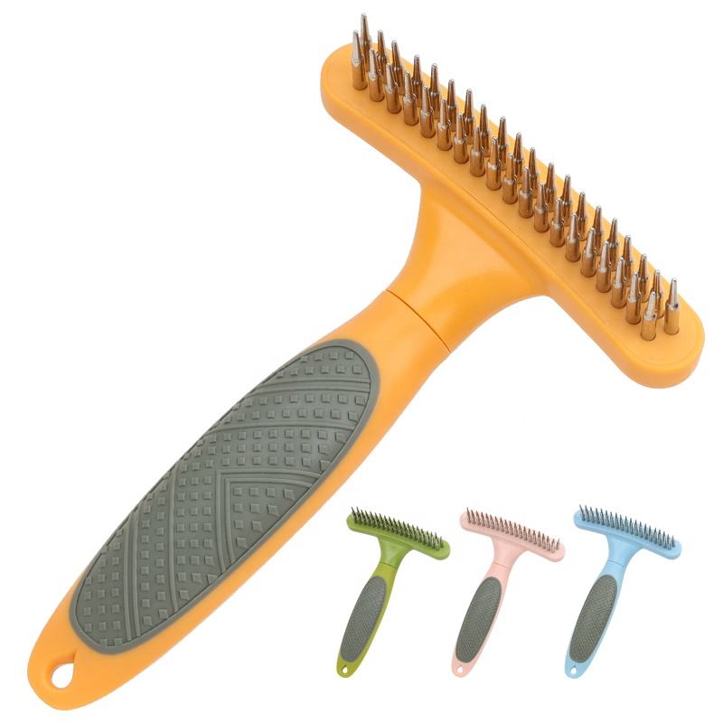 Dog Hair Rake Brush Cat Pet Grooming Slicker Brush