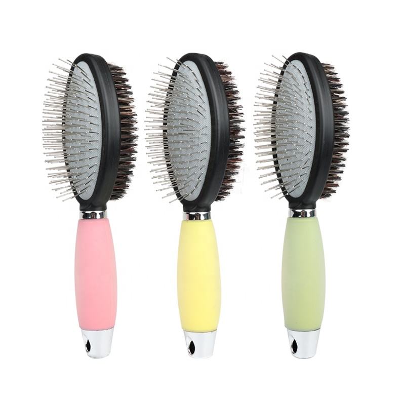 Dog Hair Remover Comb Brush Cat Grooming Brush Para sa Alagang Hayop1