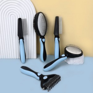 Dog Pet Cat Grooming Slicker Brush Double Sided...
