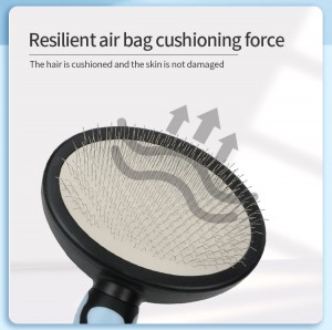 Dog Pet Cat Grooming Slicker Brush Double Sided Undercoat Rake Open Knot Comb Pet Hair Brush