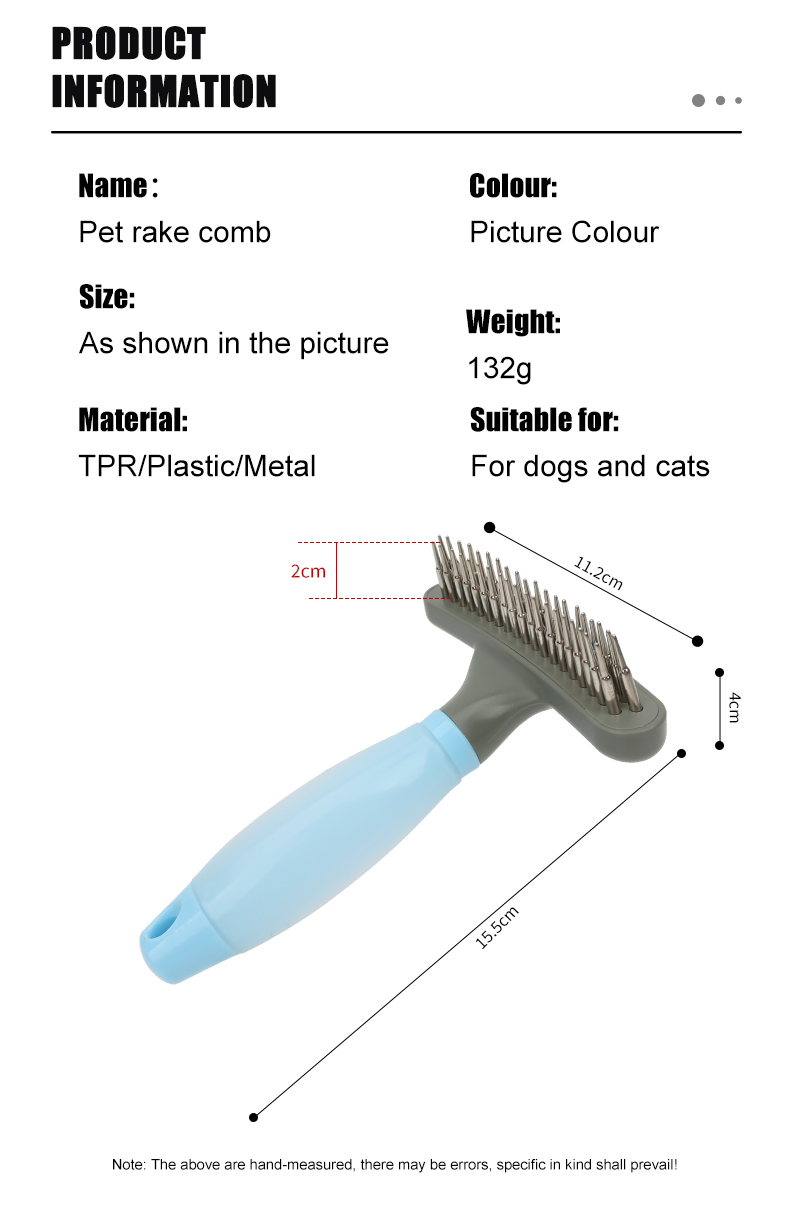 Dog Pet Grooming Brush (2)