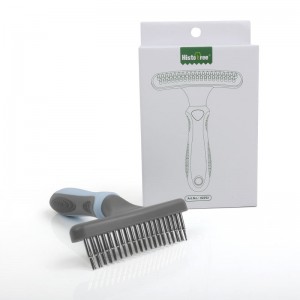 Brosse de râteau de toilettage pour chien