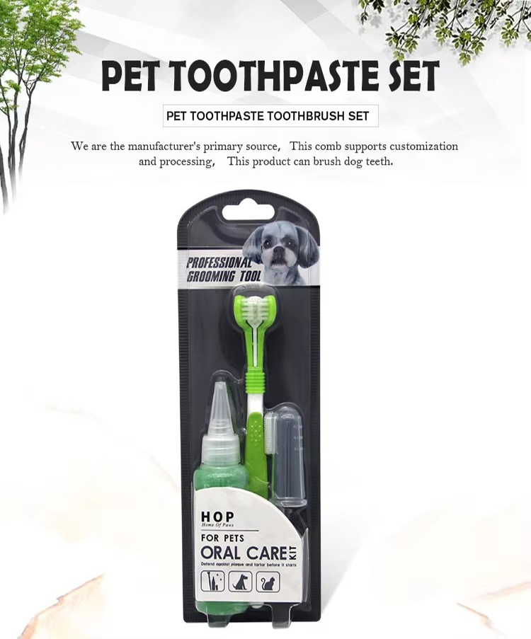 Dog Pet Toothbrush Set 