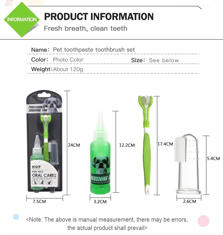 Dog Pet Toothbrush Set (8)