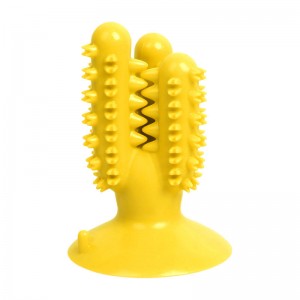 Dog Toothbrush Chew Toy With Suction Cup