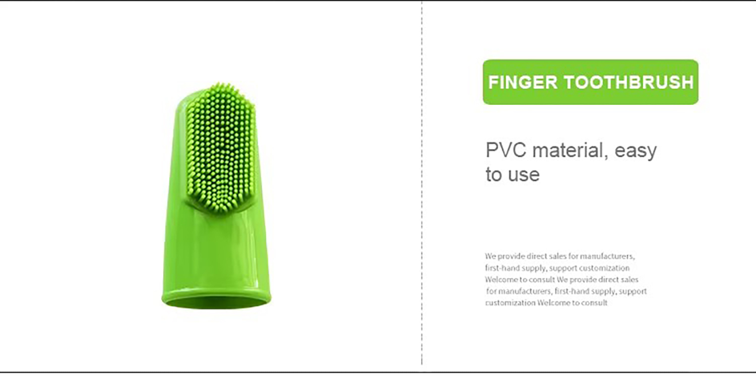 Dog Toothbrush Set With Finger Toothbrush and Toothpaste (7)