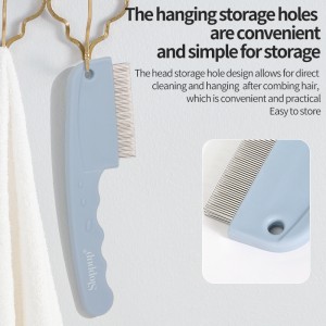 Double Rows Pet Grooming Comb for Dogs & Cats for Removing Tangles and Knots Removes Tangles & Knots Flea Lice Comb