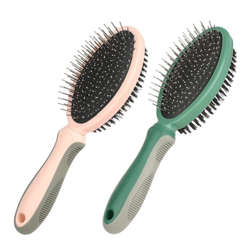 Double Sided Dog Massage Hair Brush