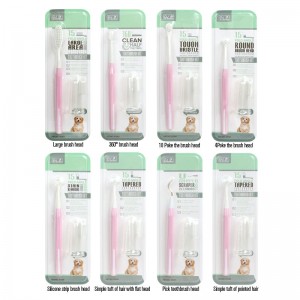 Eight Types Heads 2 In 1 Pet Dental Care Cat Dog Toothbrush Set