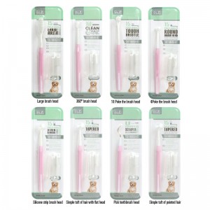 Eight Types Heads 2 In 1 Pet Dental Care Set ng Toothbrush ng Cat Dog