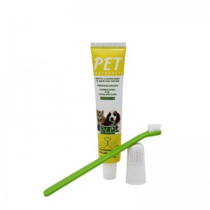 Factory Wholesale 3 in 1 Dog Dental Care Pet Cat Dog Toothbrush Set