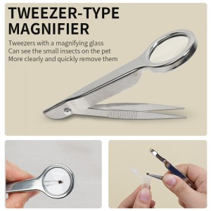 Factory Wholesale 8 in 1 Multifunction Pet Cat Dog Flea Tick Remover Tool Set