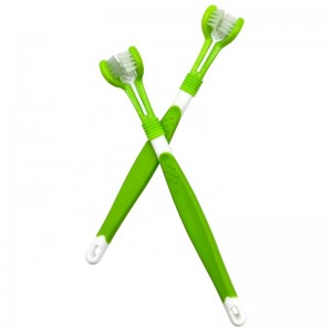 Factory Wholesale Blister Card Packaging 7 in 1 Cat Dental Care Dog Pet Toothbrush Set