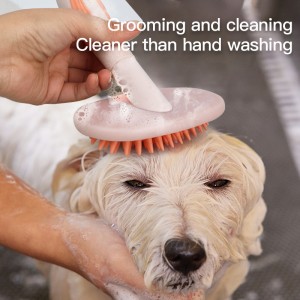 Factory Wholesale Custom Logo Cat Pin Hair Brush Dog Pet Grooming Slicker Brush Massage Brush