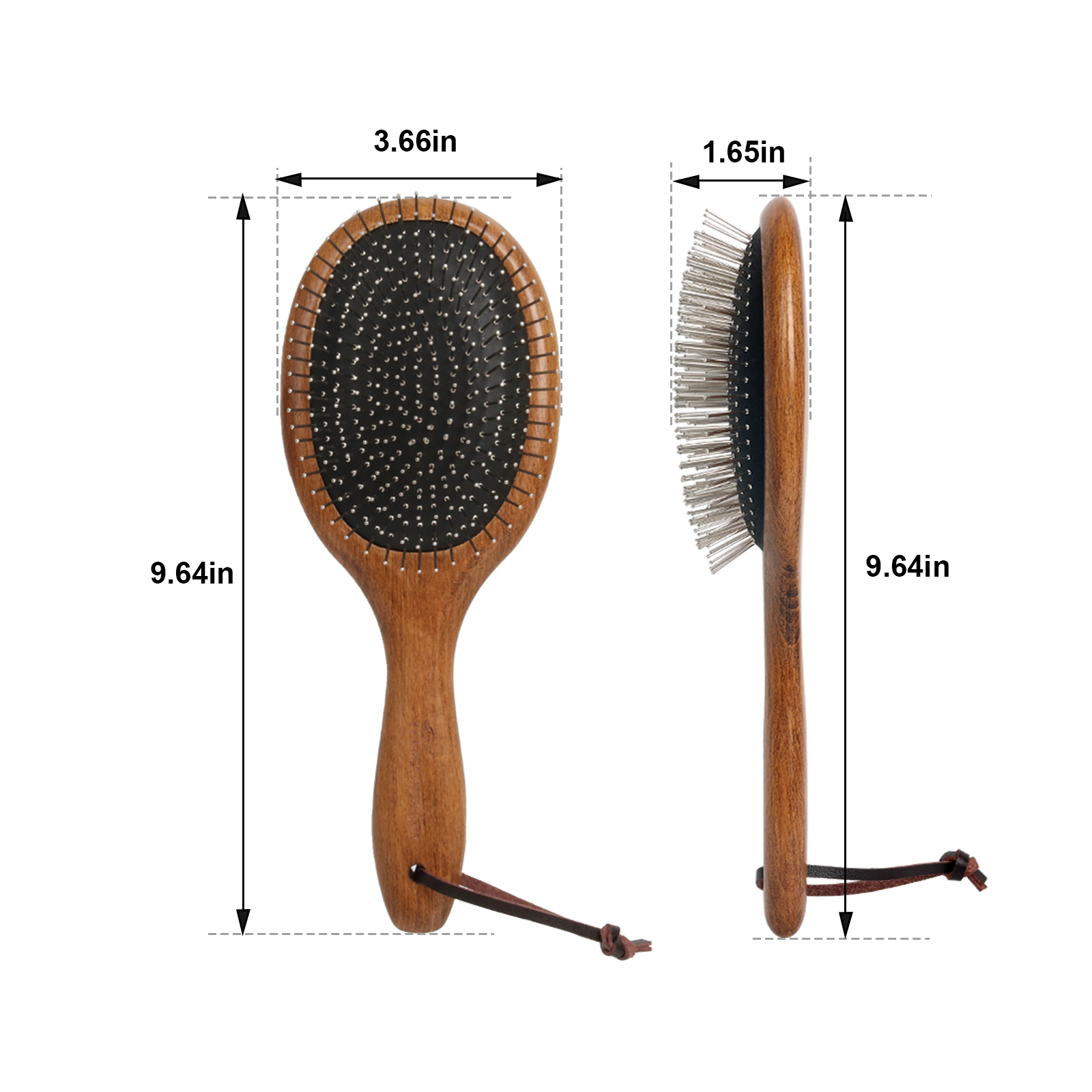 Factory Wholesale Custom Logo Horse Care Products Wooden Horse Mane Tail Brush Horse Grooming Brush (5)