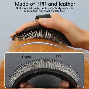 Factory Wholesale Custom Logo Portable Rubber Cat Shower Massage Brush Dog Pet Grooming Bath Brush