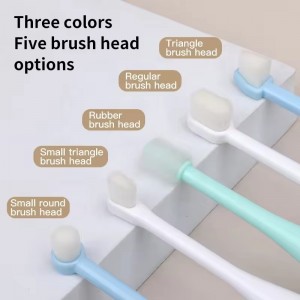 Factory Wholesale Custom Logo Soft Pet Dental Care Cat Teeth Brush Pet Toothbrush for Dogs