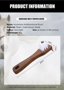 Factory Wholesale Custom Logo Wooden Horse Brush Horse Hoof Pick