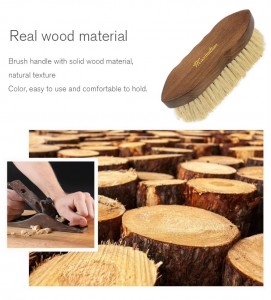 Factory Wholesale Custom Logo Wooden Sisal Horse Grooming Brush