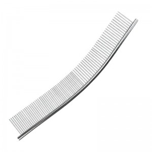 特点 Curved Metal Pet Comb