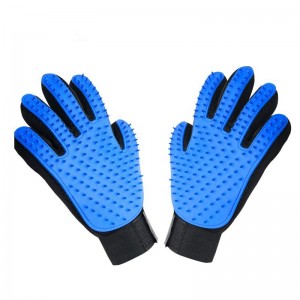 Перчатки для удаления волос с пятью пальцами, перчатки для ухода за собаками и кошками