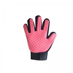 Five Finger Pet hair remover Gloves Cat Dog Grooming Glove