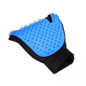 Five Finger Pet hair remover Gloves Cat Dog Grooming Glove
