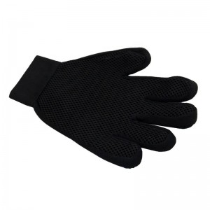 Fünf-Finger-Tierhaarentferner-Handschuhe, Fellpflege-Handschuh für Katzen und Hunde
