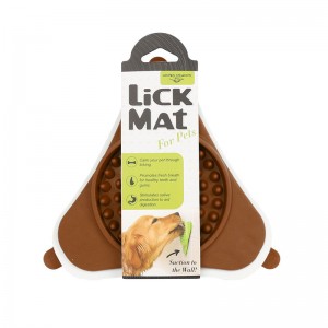 Perro de goma de alta calidad Lick Pad Pet Lick Mat