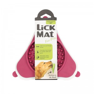 Perro de goma de alta calidad Lick Pad Pet Lick Mat