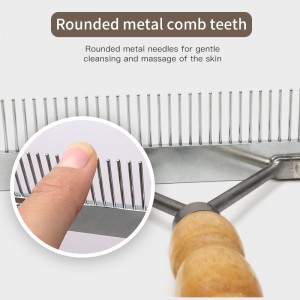 High Quality Wooden Horse Comb for Mane and Tail Horse Cleaning Tool