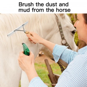 High Quality Wooden Horse Comb for Mane and Tail Horse Cleaning Tool