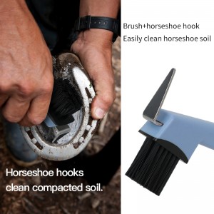 Horse Hoof Hook Goats Hoof Pick Cattle Hoof Trimmer with Brush