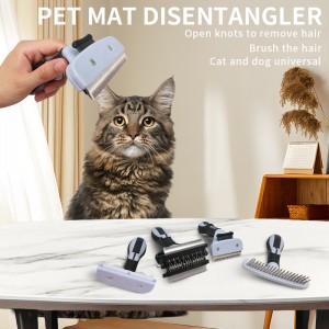 Hot Selling Dog Brush Pet Comb Cat Grooming Slicker Brush Double Sided Undercoat Rake Open Knot Comb Pet Hair Removal Tools