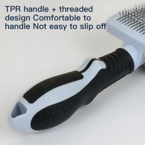 Long Soft Handle Self Cleaning Dog Pet Slicker Brush