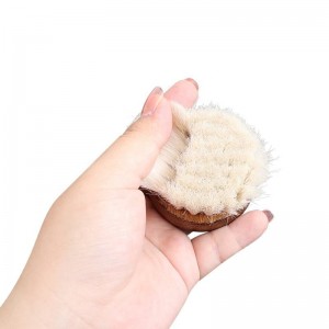 MIni Wooden Soft Bristle Pet Massage Brush