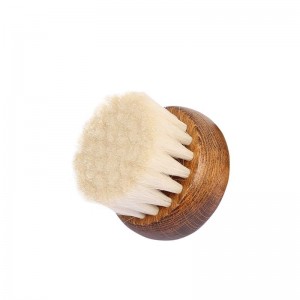 Mini escova de massagem para animais de estimação de cerdas macias de madeira
