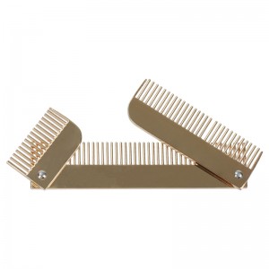 Metal Folding Pet Dog Hair Cat Massage Face Comb