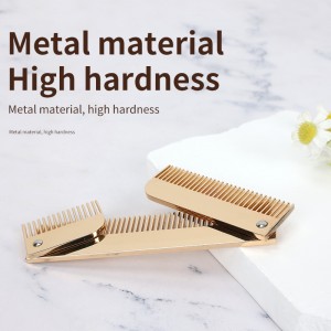 Metal Folding Pet Dog Hair Cat Massage Face Comb
