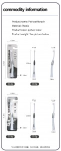 Pet 10000 Bristle Super Soft Dog Toothbrush with Ultra Fine Bristles