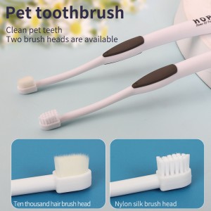 Pet 10000 Bristle Super Soft Dog Toothbrush with Ultra Fine Bristles