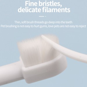 Pet 10000 Bristle Super Soft Dog Toothbrush with Ultra Fine Bristles