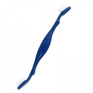 Factory Wholesale Super Soft Brsitles Two Heads Pet Cat Dog Dental Care Toothbrush for Dogs