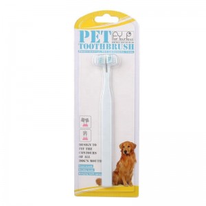 ペットの猫犬の歯ブラシ