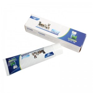 Factory Wholesale 100g Vanilla/Beef Flavour Dental Stone Cleaning Pet Cat Dog Toothpaste